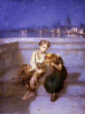 Comforitng a crying girl